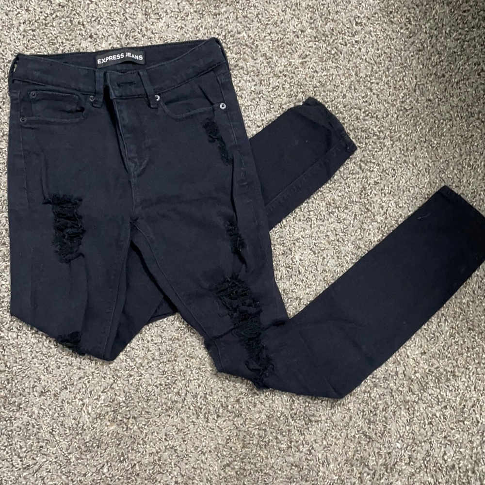 Express Distressed Jeans